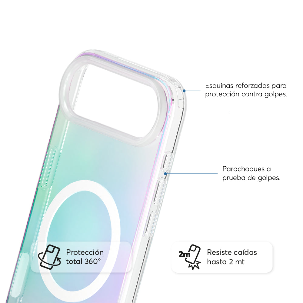 NCO SafeCase Clear Rainbow MagSafe iPhone 17 Air