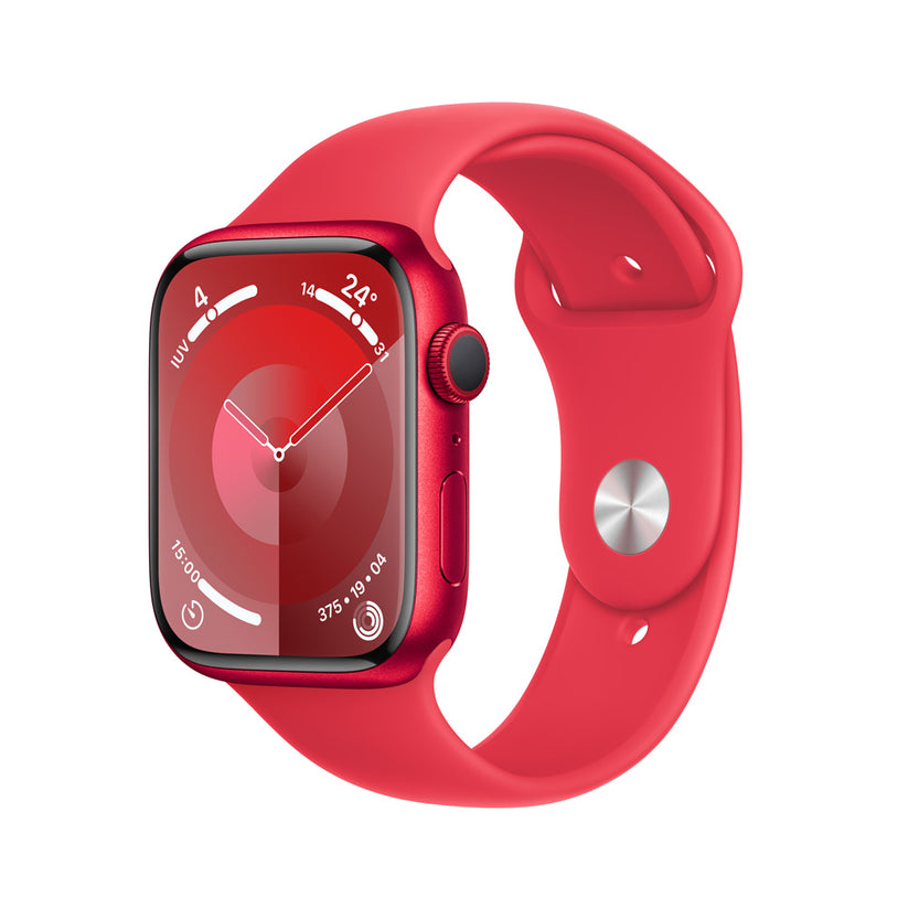 Watch_S9_GPS_45mm_PRODUCTRED_Aluminum_PRODUCTRED_Sport_Band_PDP_Image_Position-1__MXLA