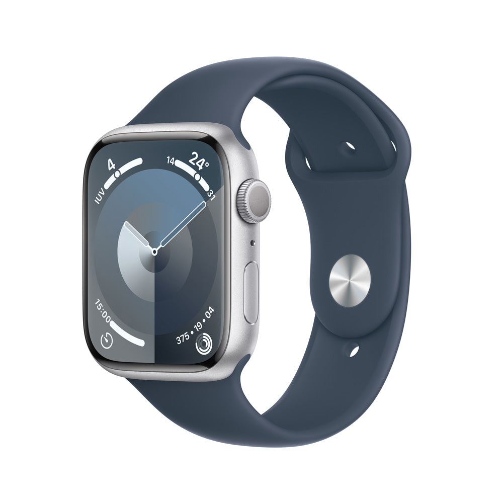 Watch_S9_GPS_45mm_Silver_Aluminum_Storm_Blue_Sport_Band_PDP_Image_Position-1__MXLA