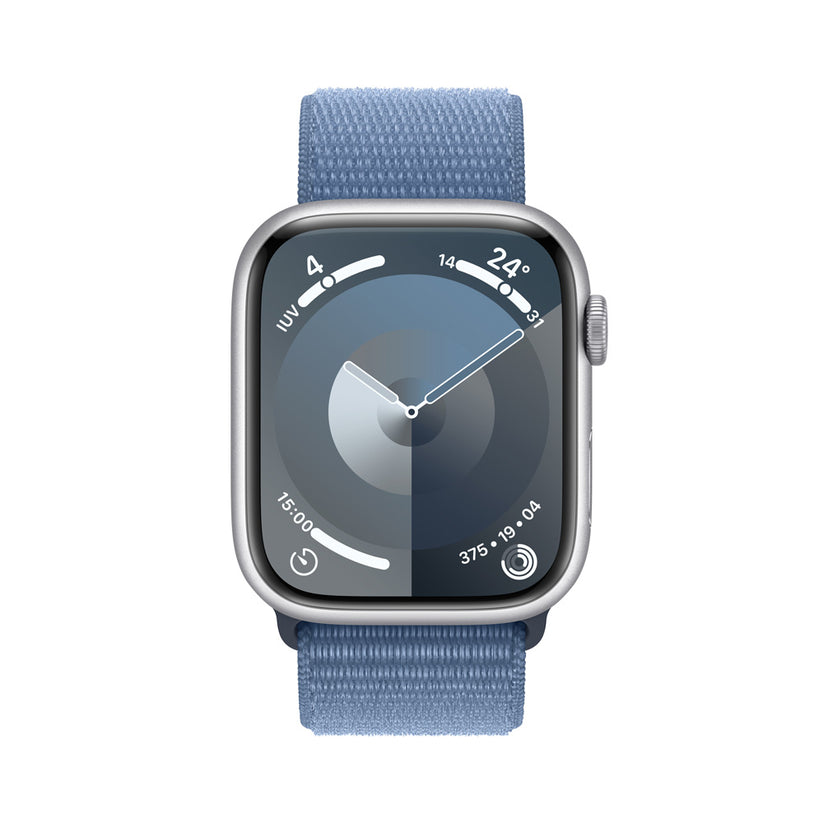 Watch_S9_GPS_45mm_Silver_Aluminum_Winter_Blue_Sport_Loop_PDP_Image_Position-2__MXLA