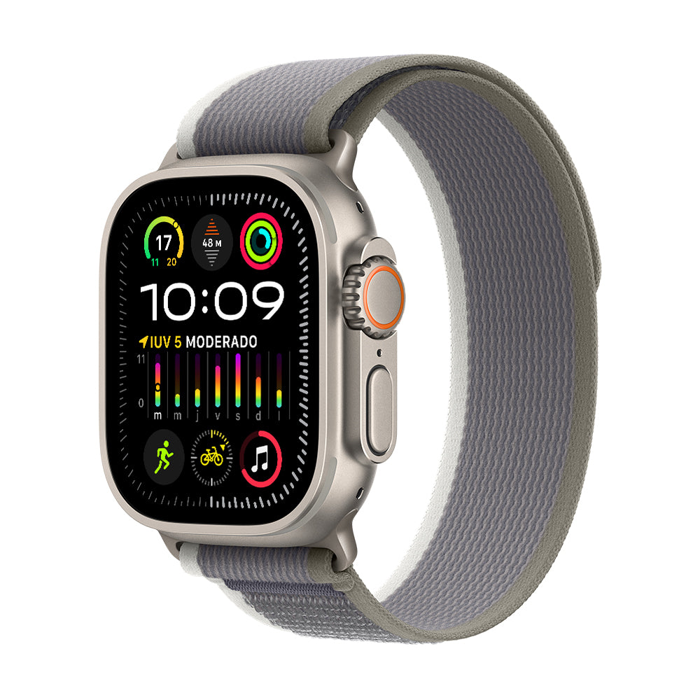 Watch_Ultra2_LTE_49mm_Titanium_Green_Gray_Trail_Loop_PDP_Image_Position-1__MXLA