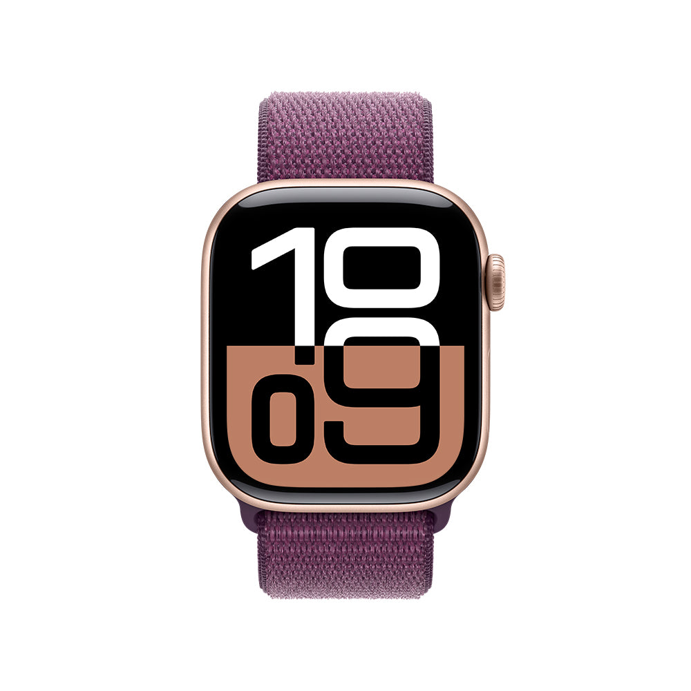 Apple_Watch_Series_10_42mm_GPS_Rose_Gold_Aluminum_Sport_Loop_Plum_PDP_Image_Position_2__MXES