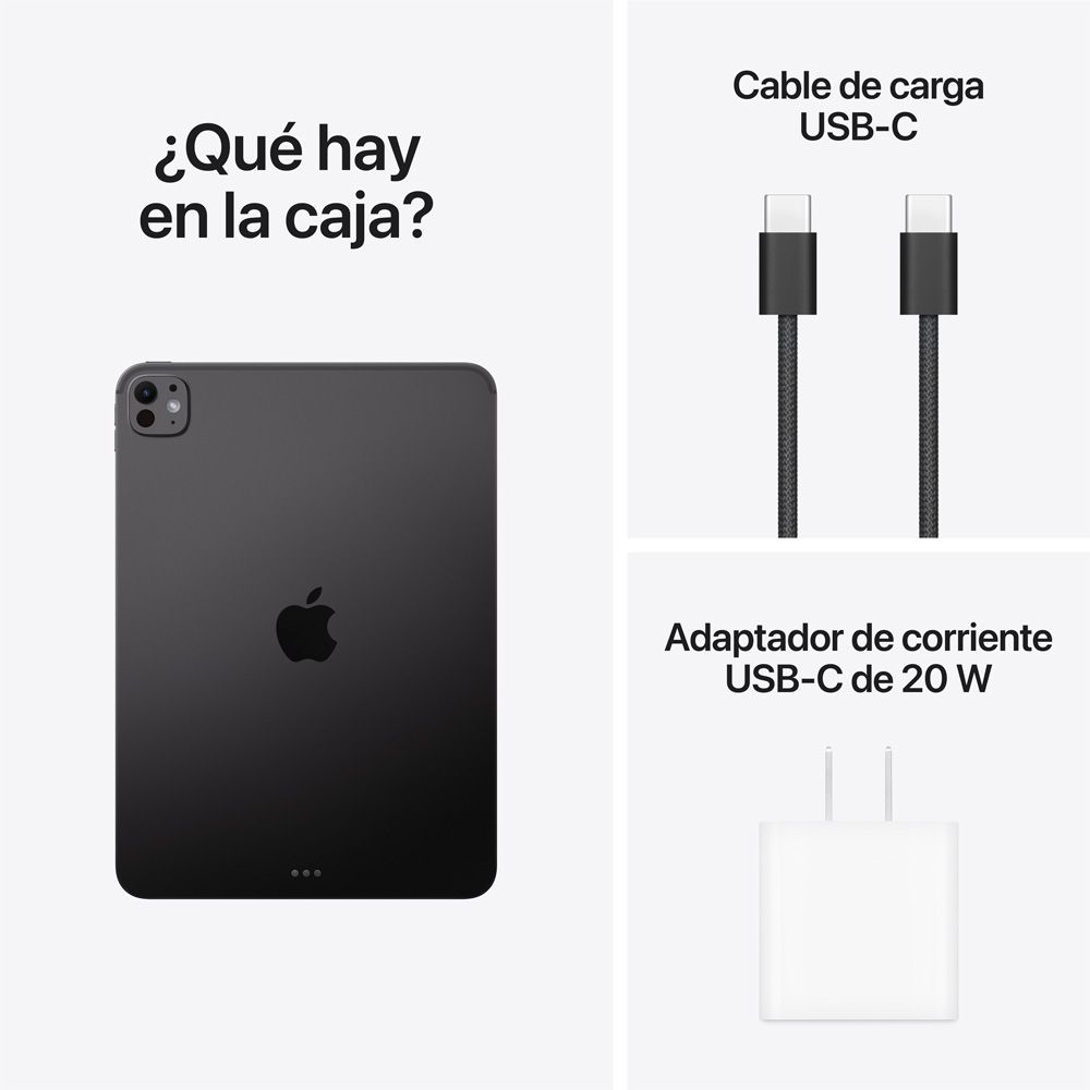 iPad Pro de 11 pulgadas Wi-Fi 512 GB Vidrio estándar - Negro