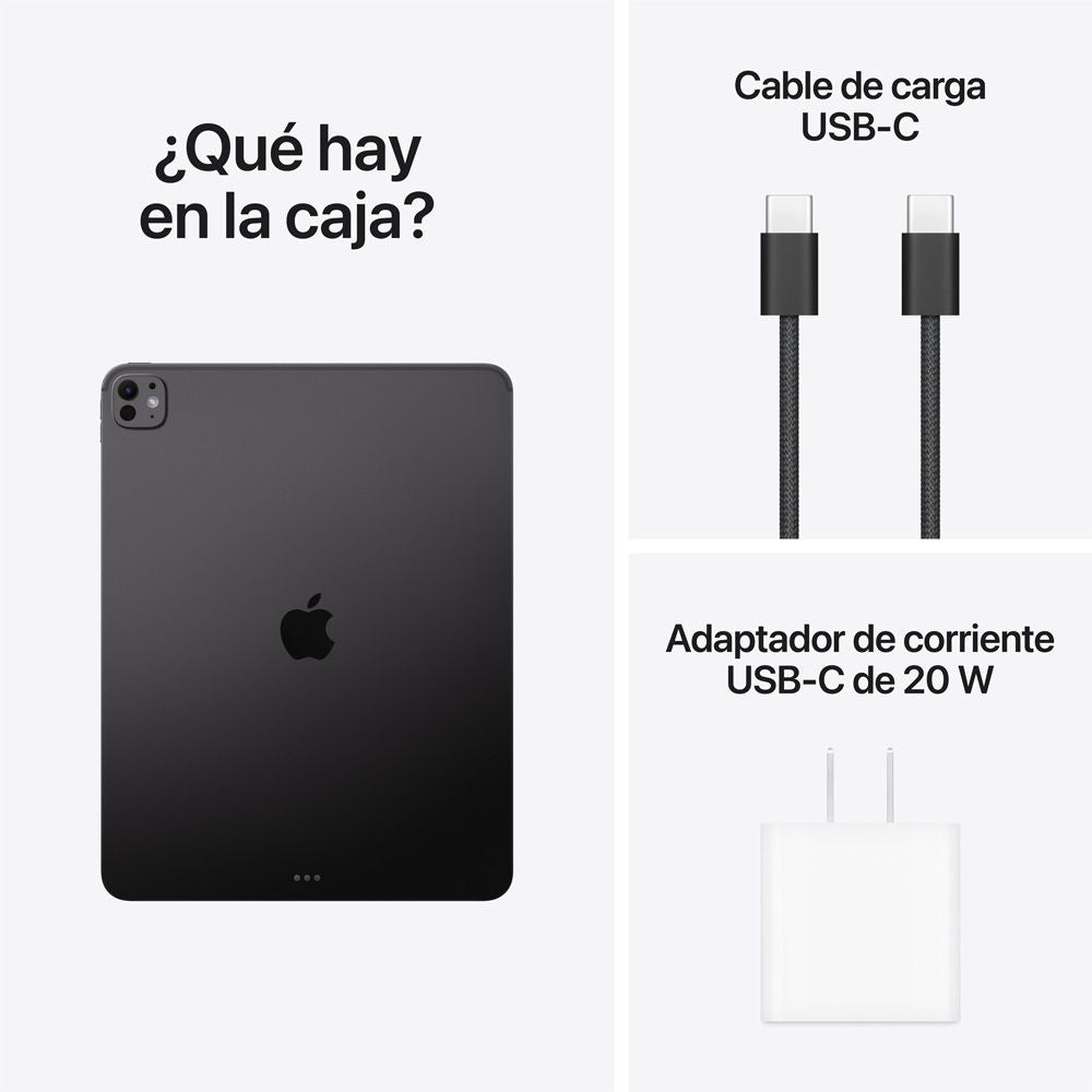 iPad Pro de 13 pulgadas Wi-Fi 512 GB Vidrio estándar - Negro