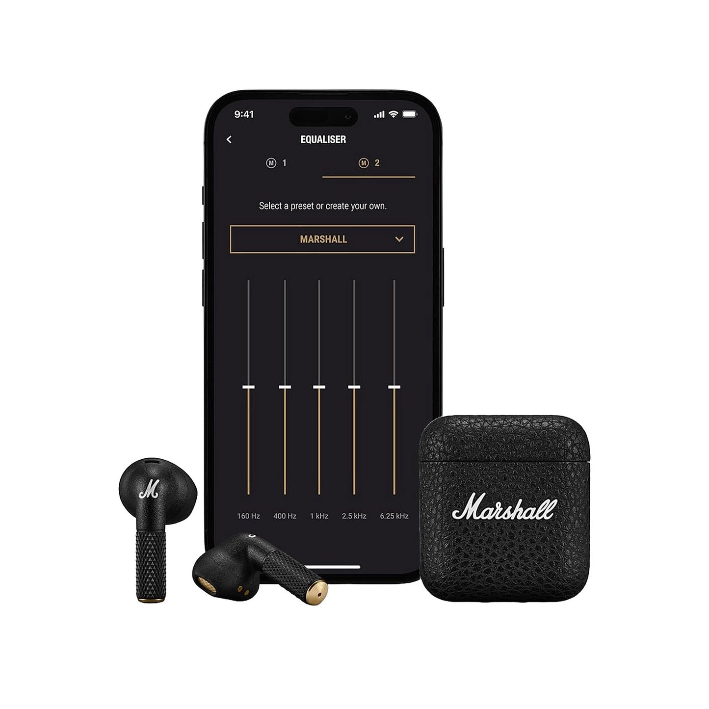 Marshall Minor IV True Wireless In Ear Headphones - Black