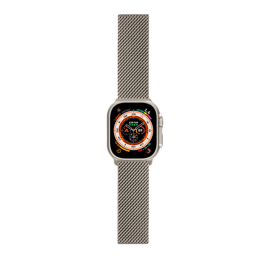 Logiix Milanese Link Apple Watch Band 42/44/45/49mm Titanium