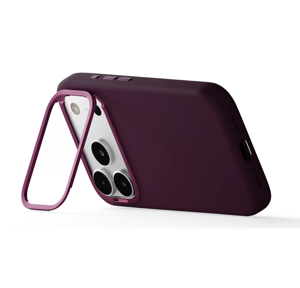 Logiix Vibrance Silicone Case for iPhone 18 Pro Max - Dark Cherry