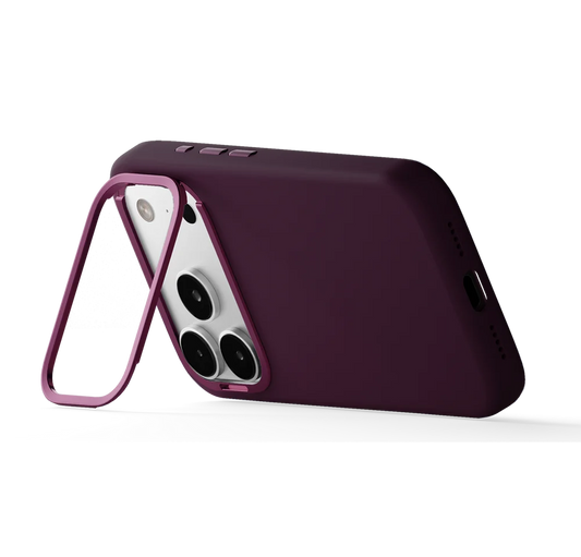 Logiix Vibrance Silicone Case for iPhone 18 Pro Max - Dark Cherry