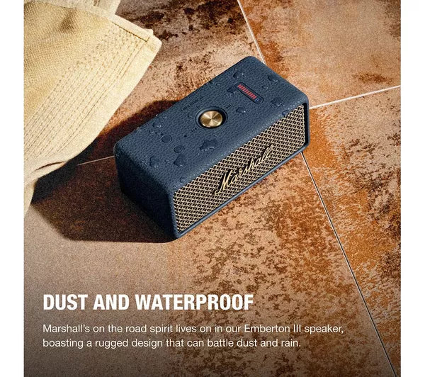Marshall Emberton III Bluetooth Speaker - Midnight Blue