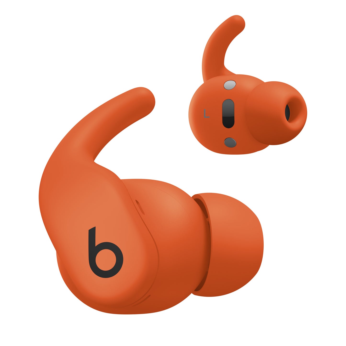 Powerbeats Fit — Audífonos inalámbricos para entrenamiento con ajuste seguro — Naranja destello