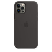 Funda de silicona con MagSafe para el iPhone 12 y iPhone 12 Pro - Negro