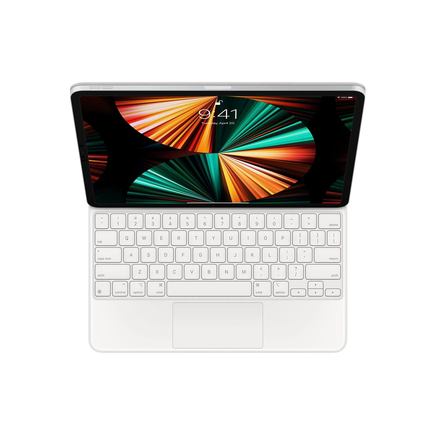 Magic Keyboard para el iPad Pro de 12,9 pulgadas Blanco (3ª, 4ª, 5ª, 6.ª generación) (Seminuevo)