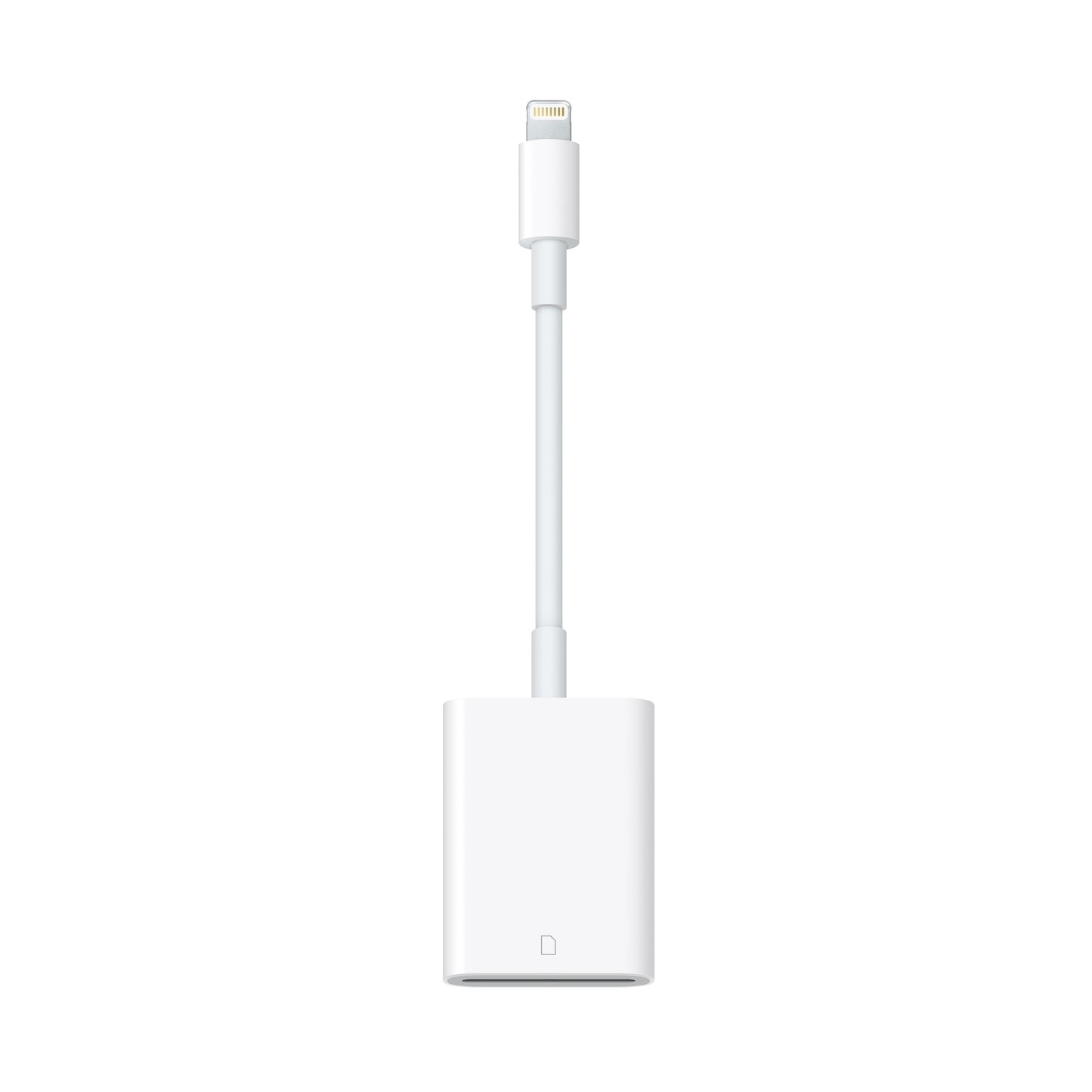 Adaptador de Lightning a lector de tarjeta SD para cámara