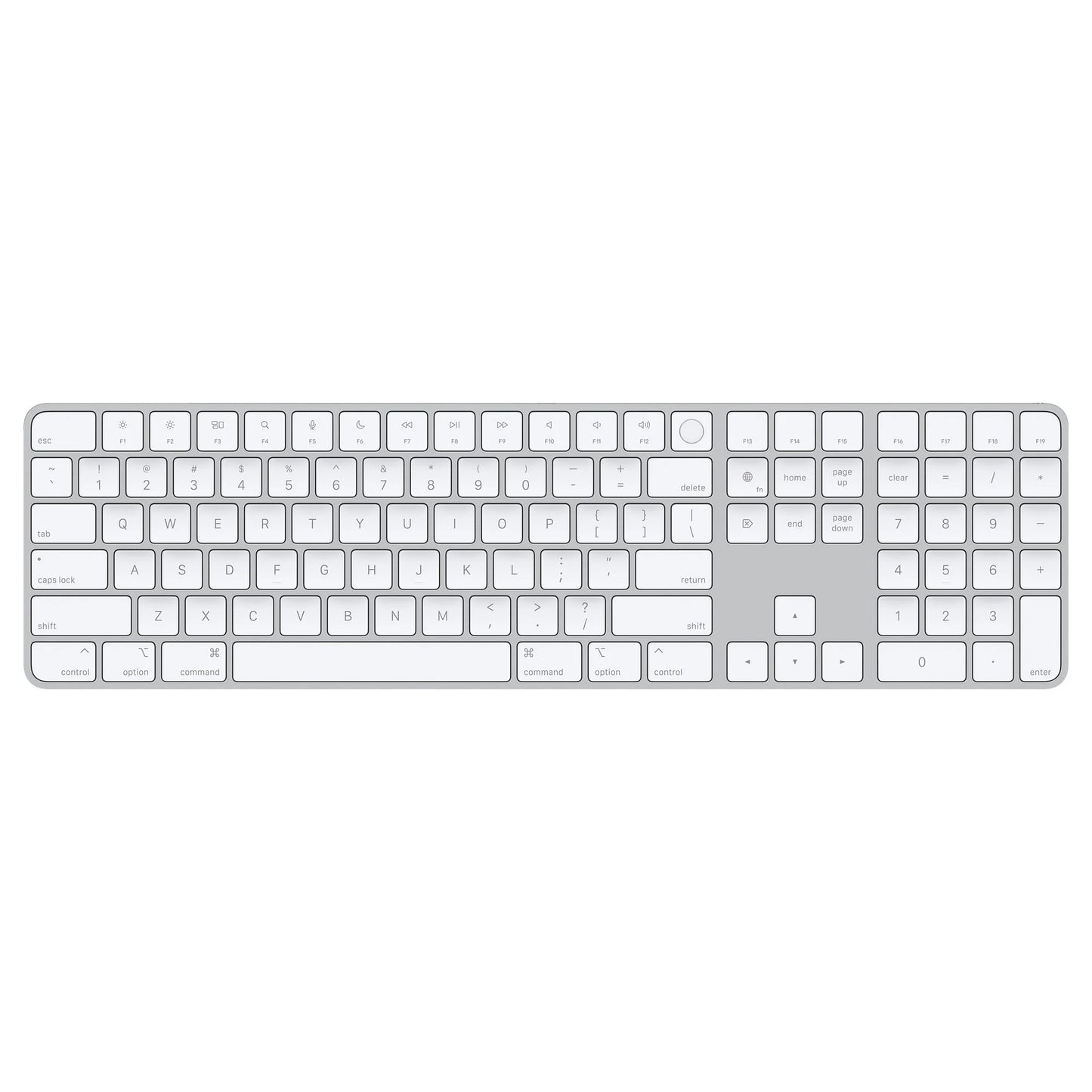 Apple Magic Keyboard con Touch ID y teclado numérico para modelos de Mac con chip de Apple inglés