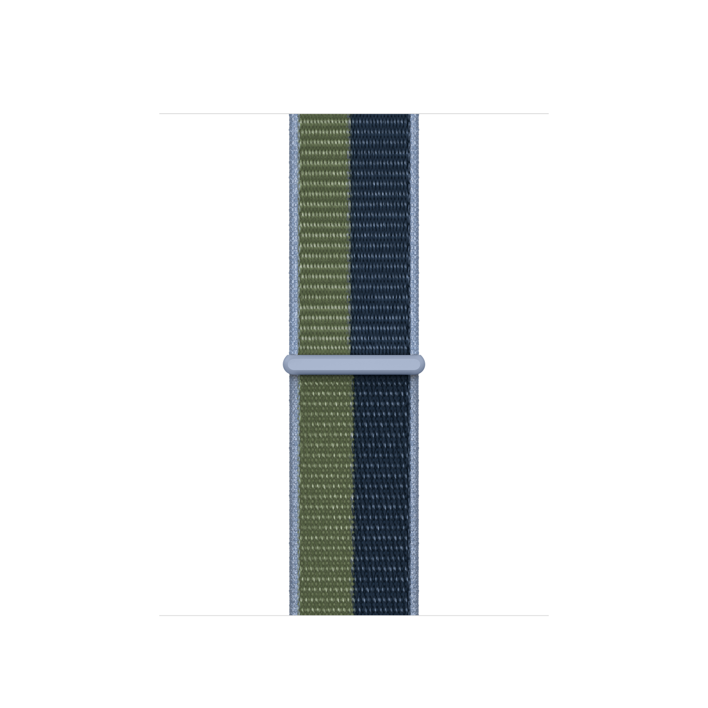 Correa loop deportiva azul abismo/verde musgo para caja de 41 mm