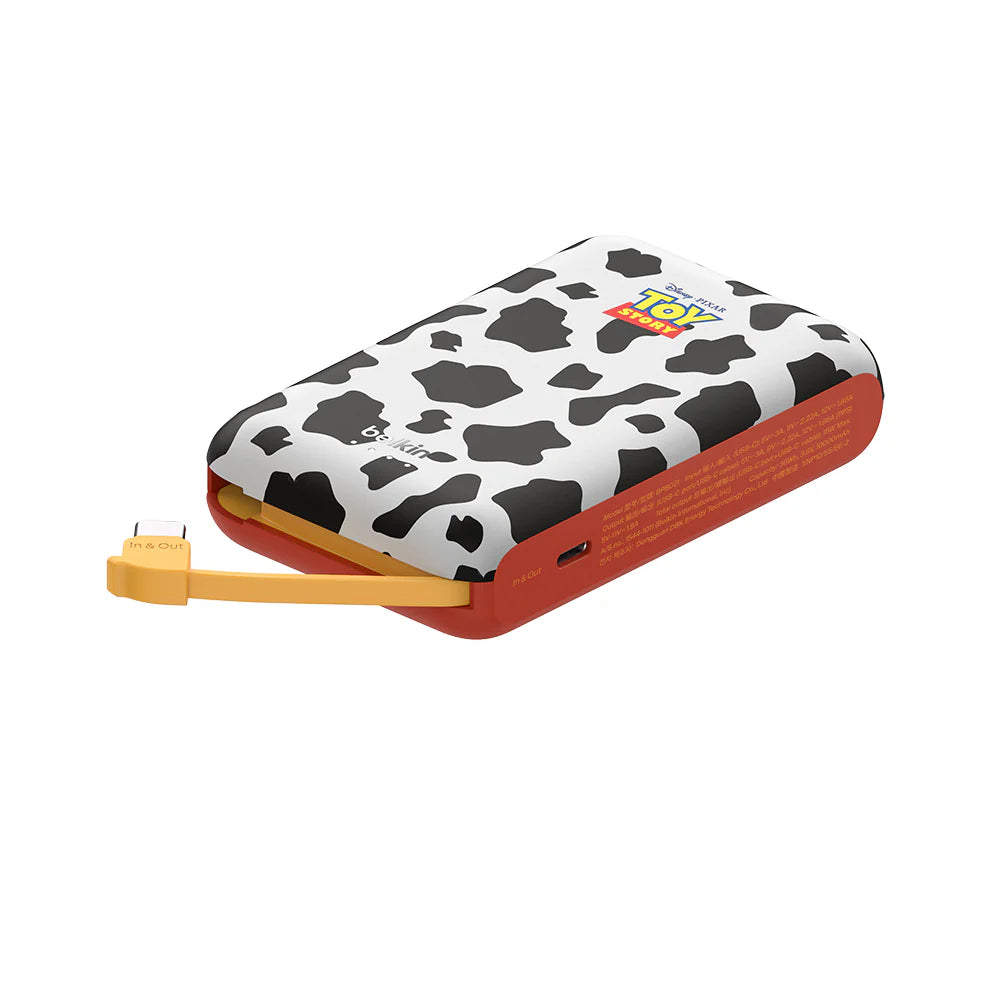 Belkin 10K Power Bank with 20W PD + Integrated USB-C Cable Toy Story