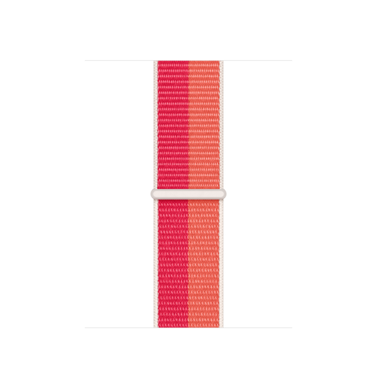 Correa loop deportiva color nectarina/rosa peonía para caja de 41 mm