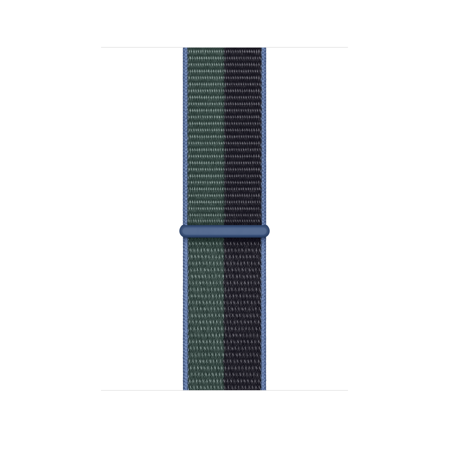 Correa loop deportiva color azul medianoche/eucalipto para caja de 45 mm