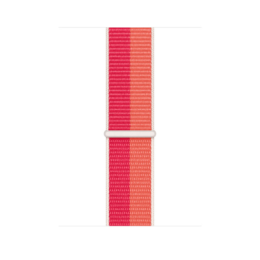 Correa loop deportiva color nectarina/rosa peonía para caja de 45 mm