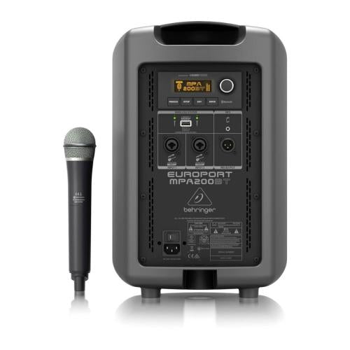 Behringer Sistema de Amplificacion Portatil 200-Watts, Bluetooh, Control Remoto VIA IOS / Android