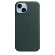 Funda de piel con MagSafe para el iPhone 14 - Verde pino