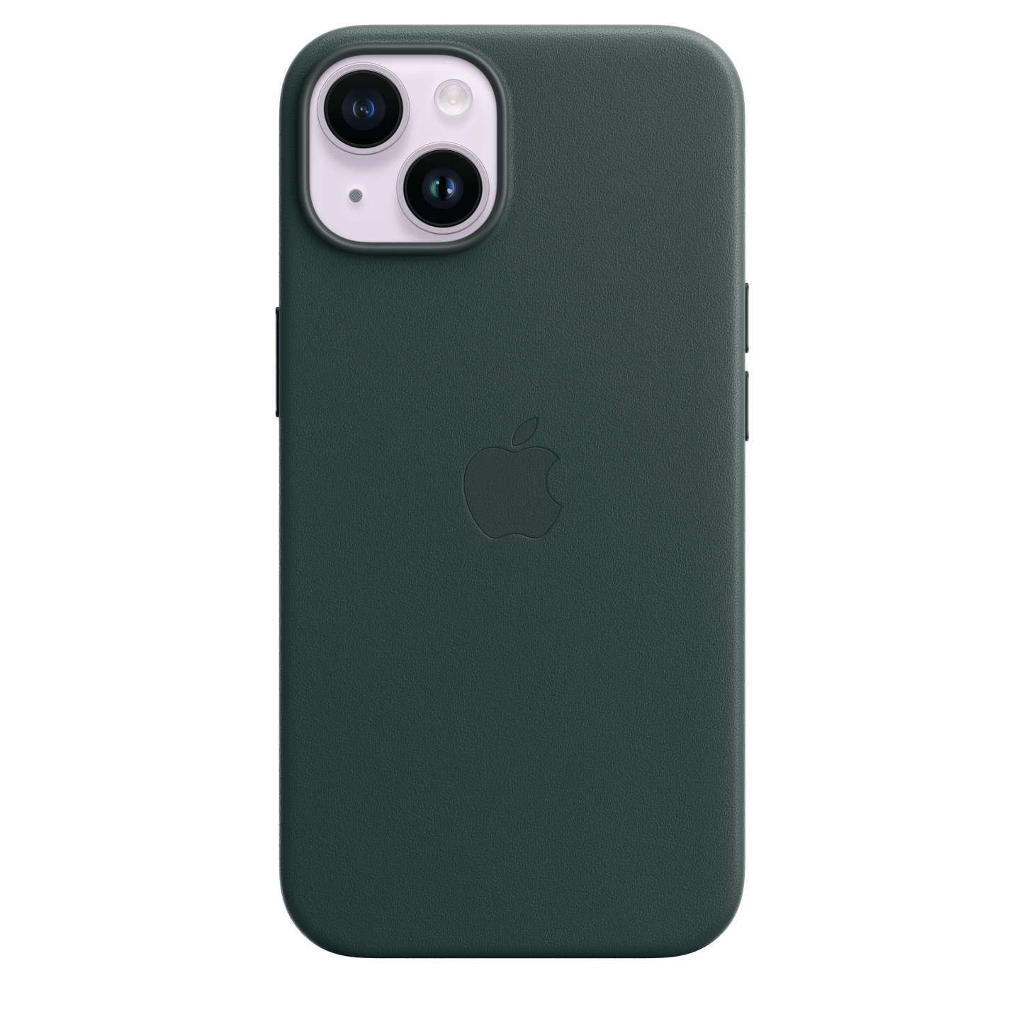 Funda de piel con MagSafe para el iPhone 14 - Verde pino