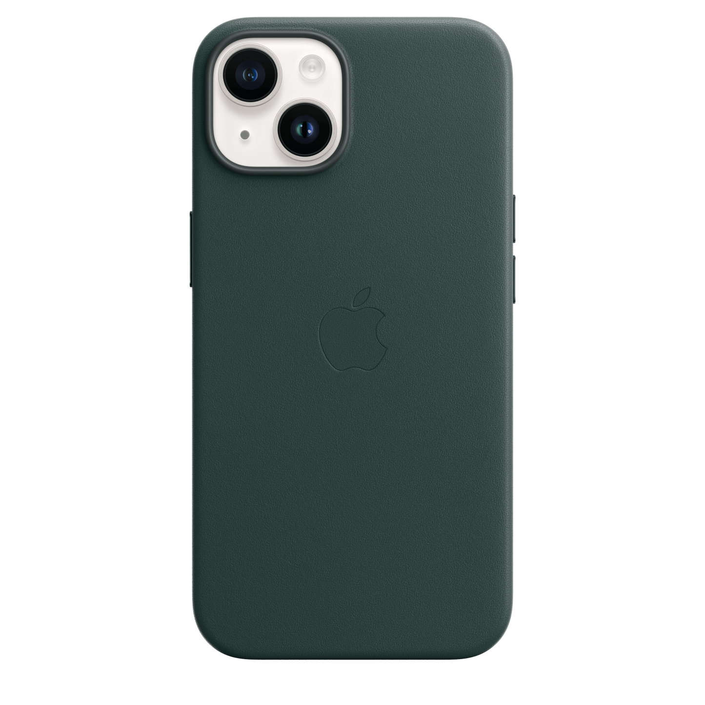 Funda de piel con MagSafe para el iPhone 14 - Verde pino