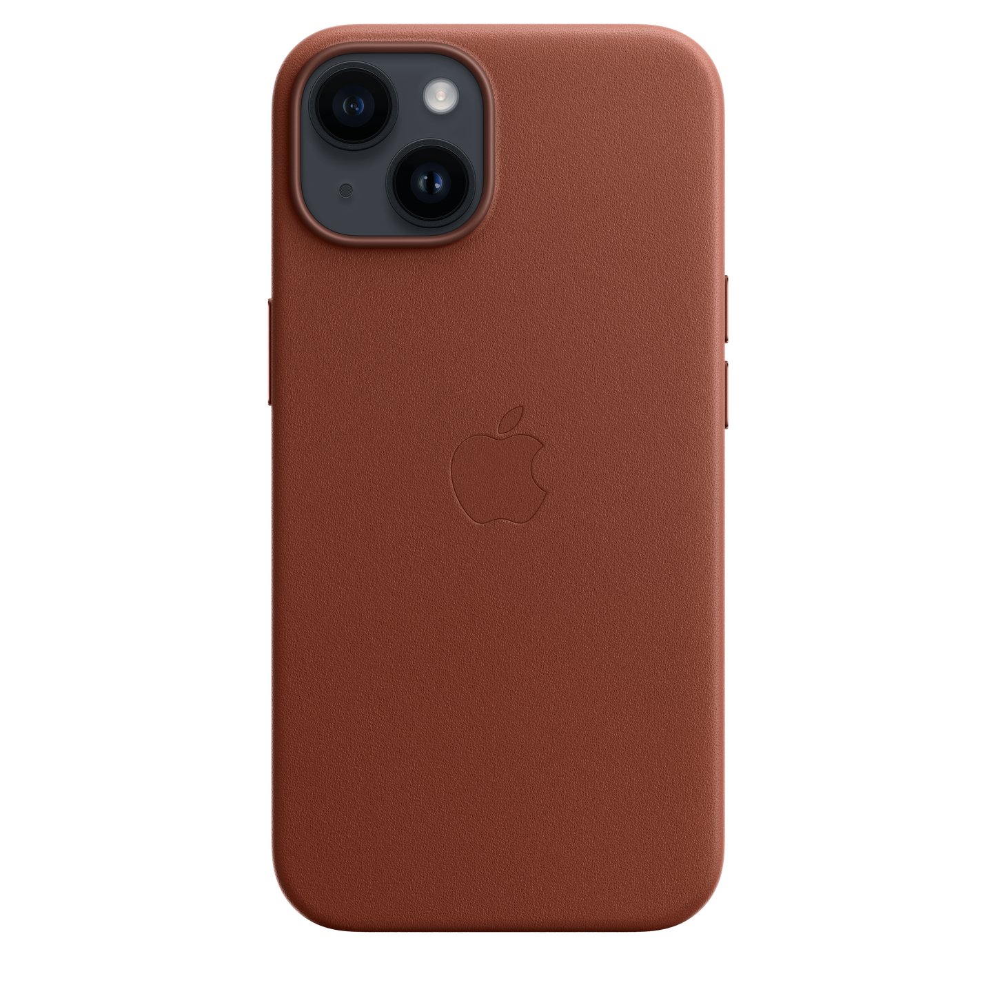 Funda de piel con MagSafe para el iPhone 14 - Color ocre oscuro