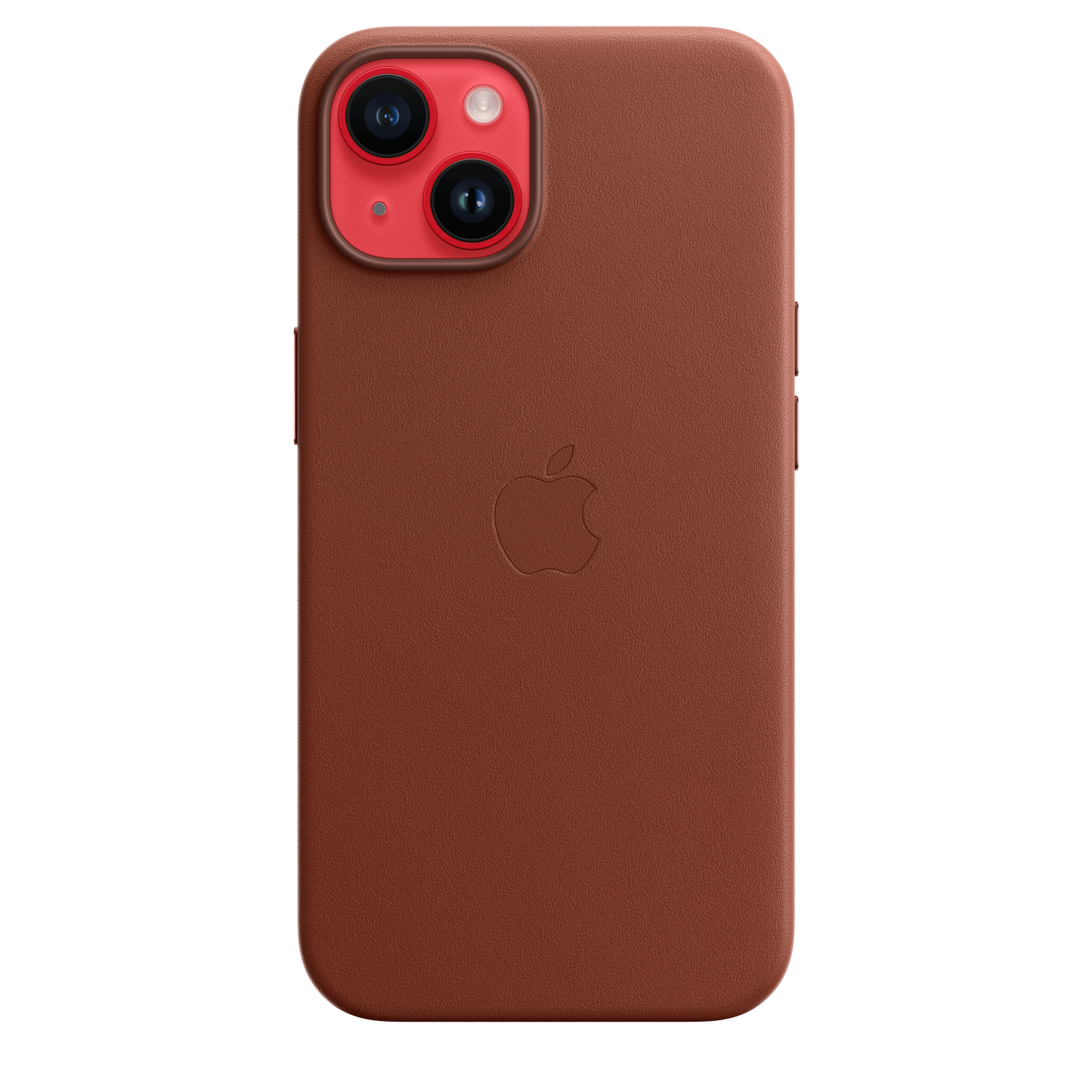 Funda de piel con MagSafe para el iPhone 14 - Color ocre oscuro