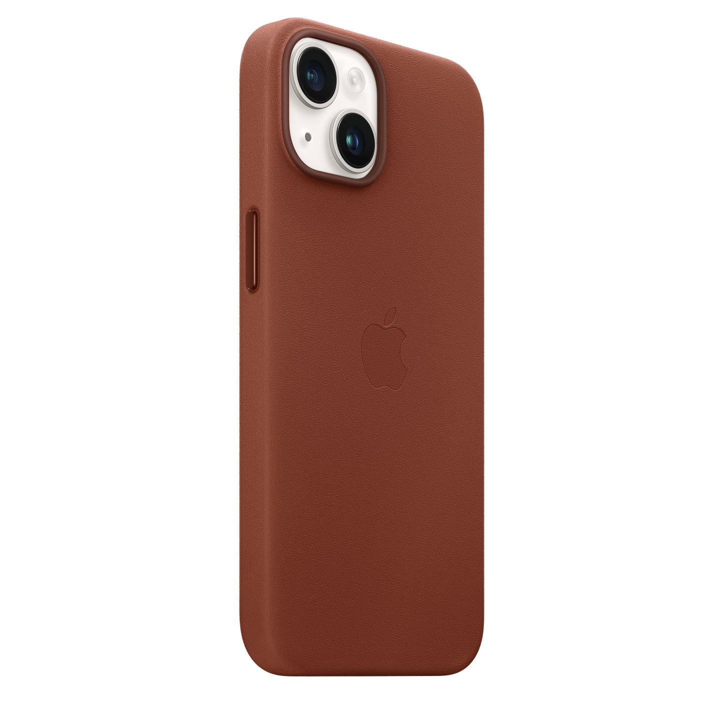 Funda de piel con MagSafe para el iPhone 14 - Color ocre oscuro