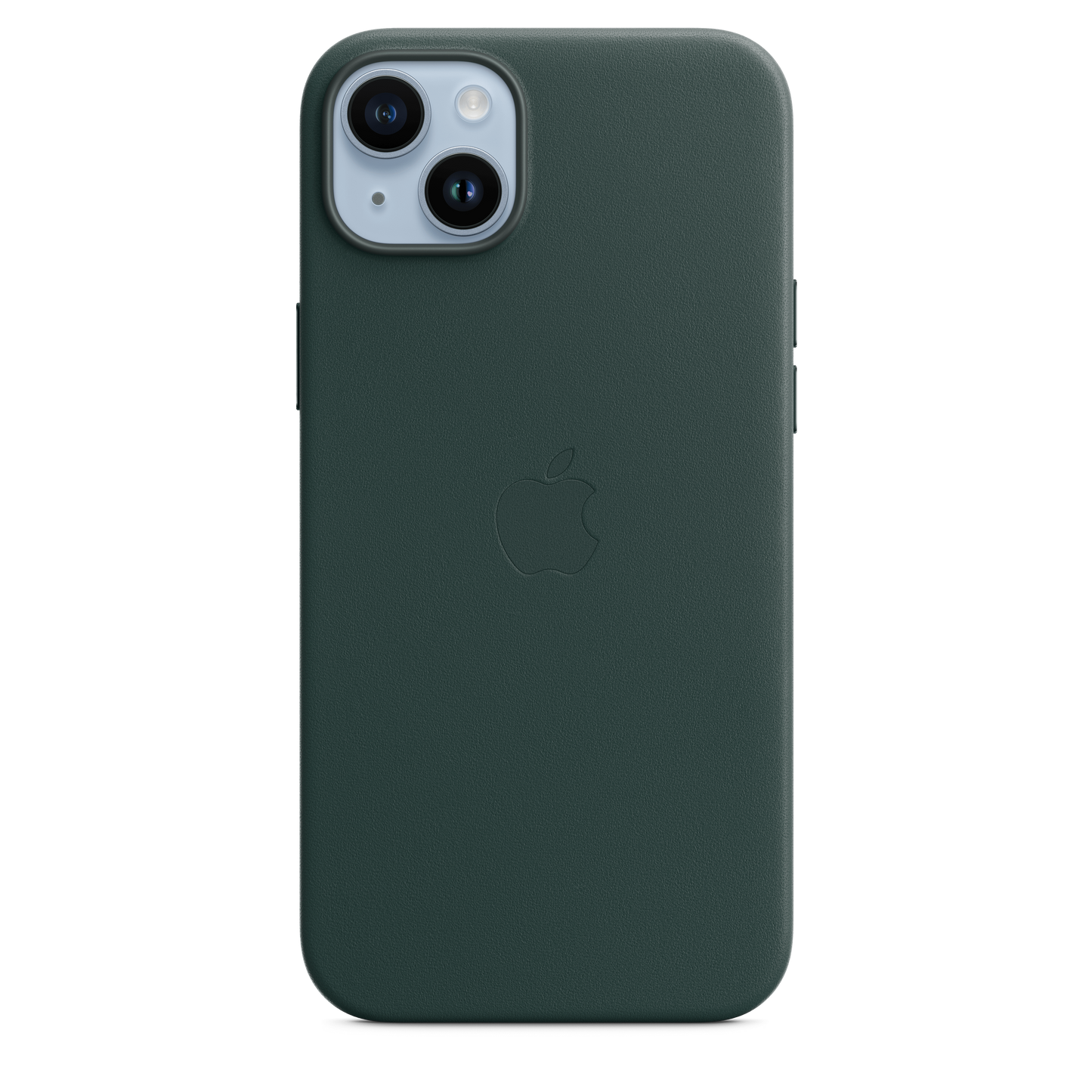 Funda de piel con MagSafe para el iPhone 14 Plus - Verde pino