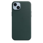 Funda de piel con MagSafe para el iPhone 14 Plus - Verde pino