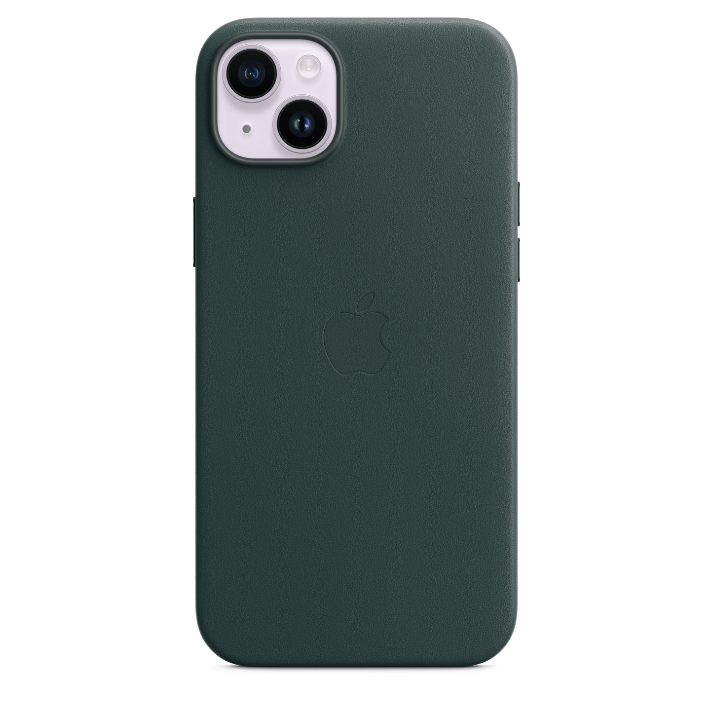 Funda de piel con MagSafe para el iPhone 14 Plus - Verde pino