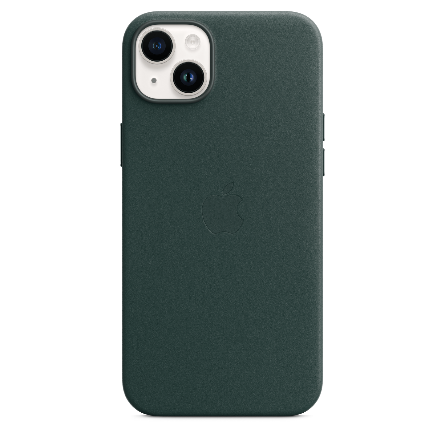 Funda de piel con MagSafe para el iPhone 14 Plus - Verde pino