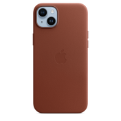 Funda de piel con MagSafe para el iPhone 14 Plus - Color ocre oscuro