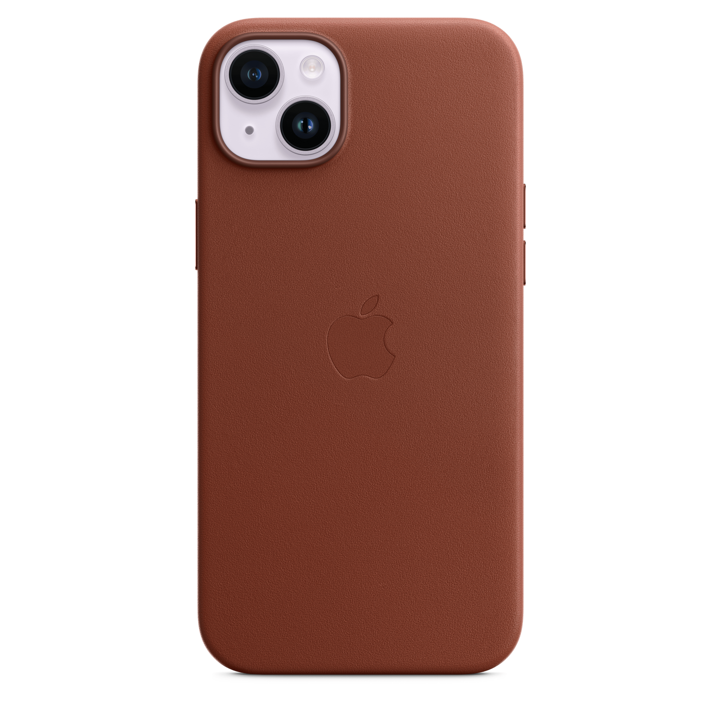 Funda de piel con MagSafe para el iPhone 14 Plus - Color ocre oscuro