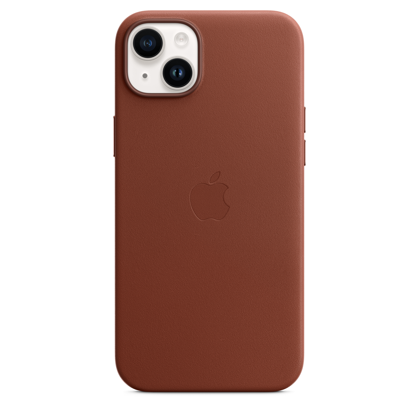 Funda de piel con MagSafe para el iPhone 14 Plus - Color ocre oscuro