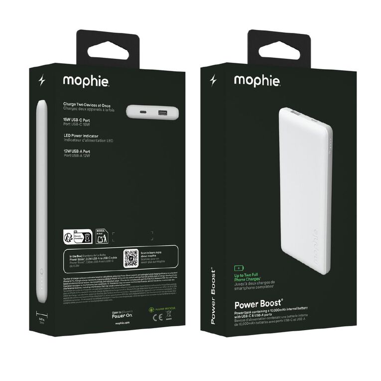Mophie power boost 10K White
