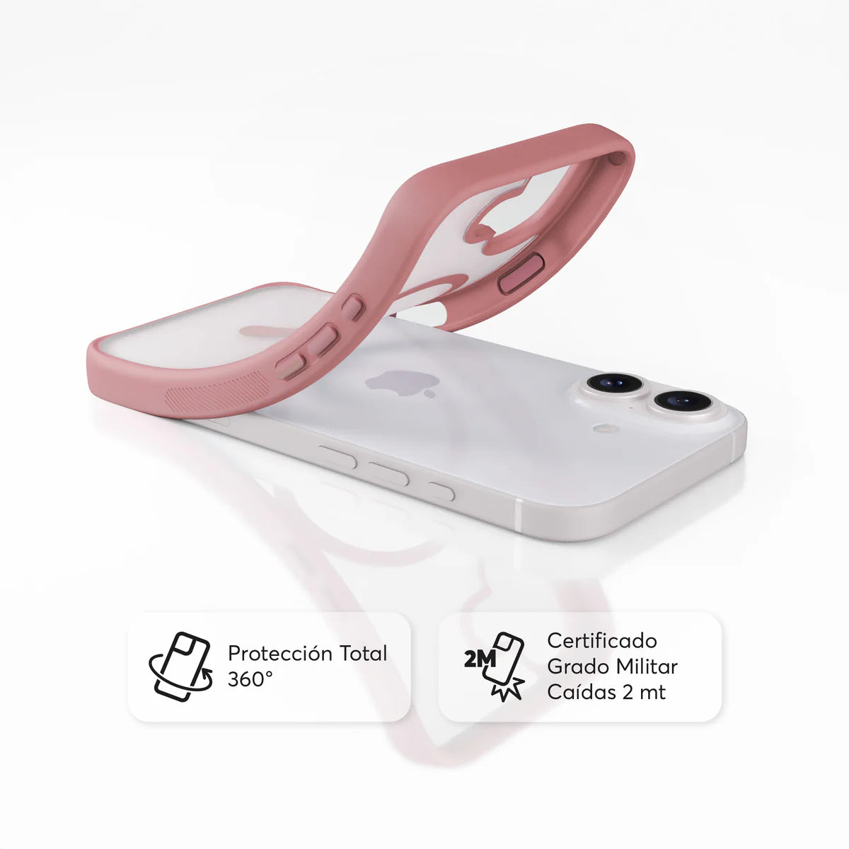 NCO SafeCase Lite with MagSafe Dusty Rose For iPhone 16