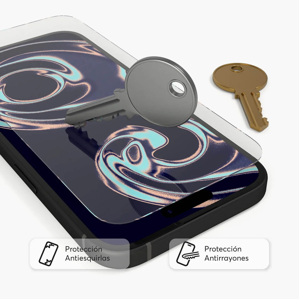 NCO GlassGuard Antimicrobial Glass For iPhone 16