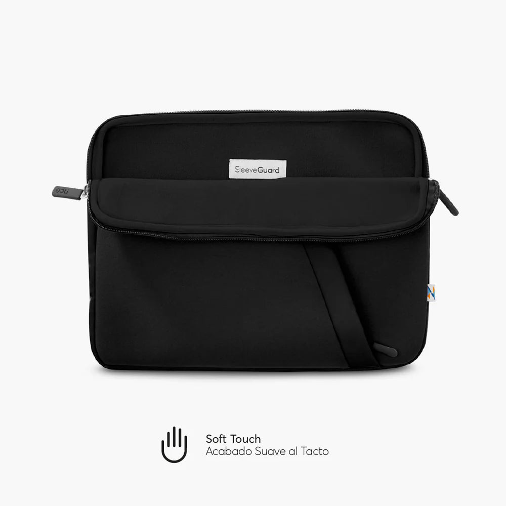 Funda NCO Neopreno Para MacBook Pro 14/Air 13 - Negro