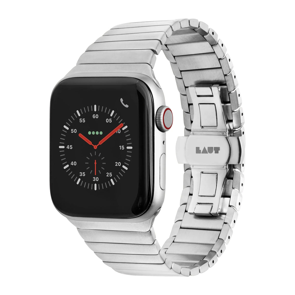Laut Apple Watch Links  Band Stainless Steal Silver
