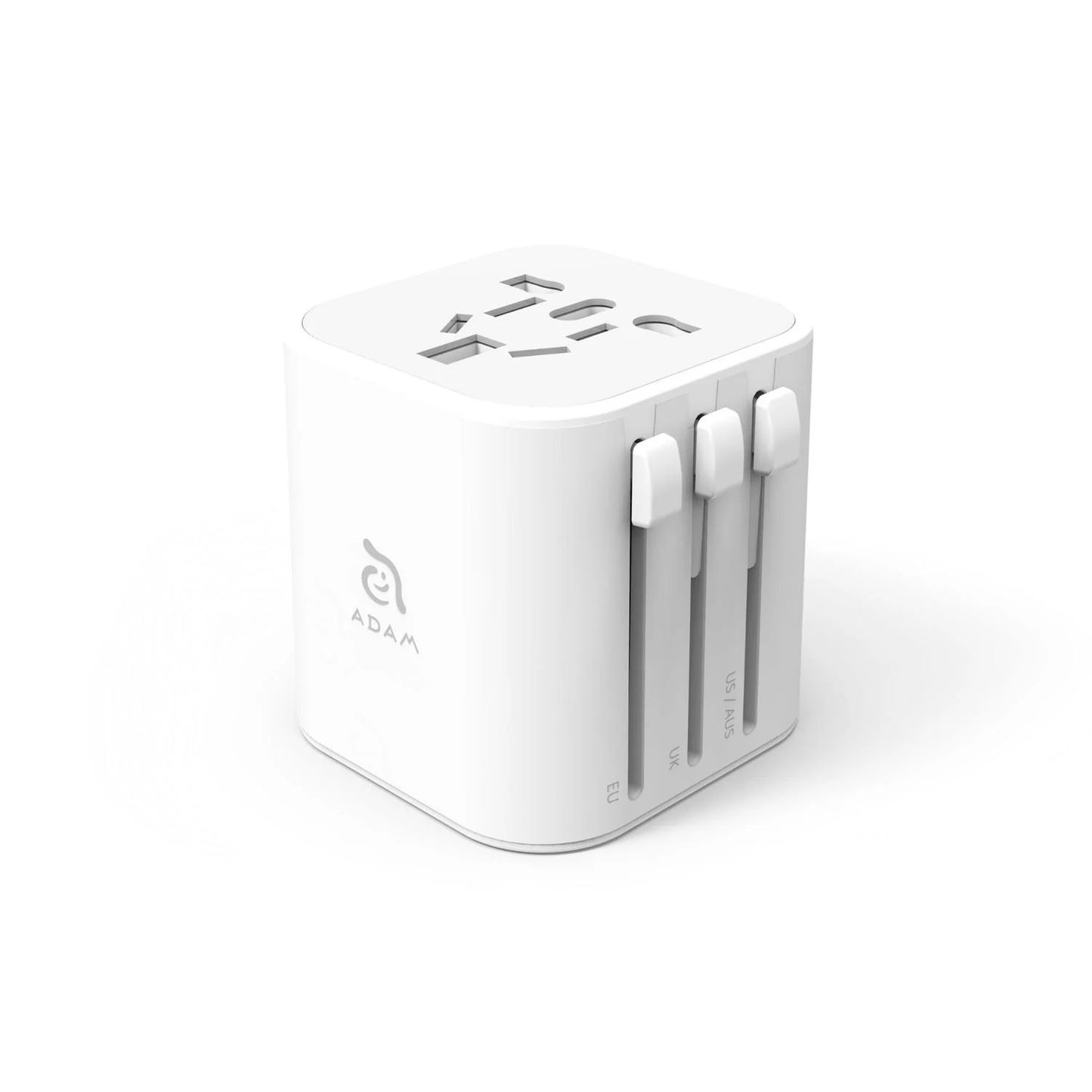 Adam Elements Omnia T3 USB-C a USB-A Adaptdor de viaje 17w Plateado