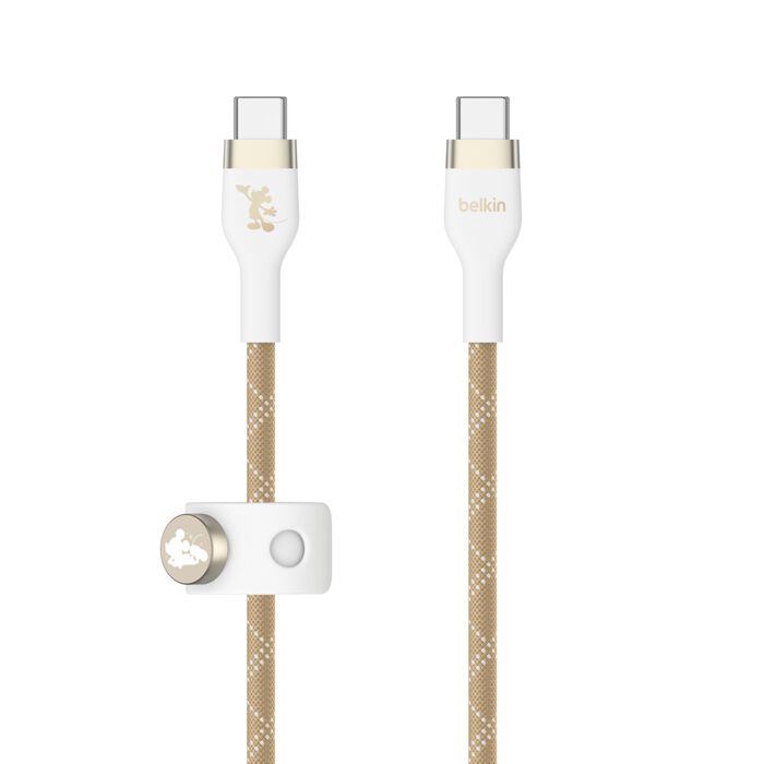 Belkin Cable Pro Flex  USB-C  a USB-C 60W con correa 2M Mickey