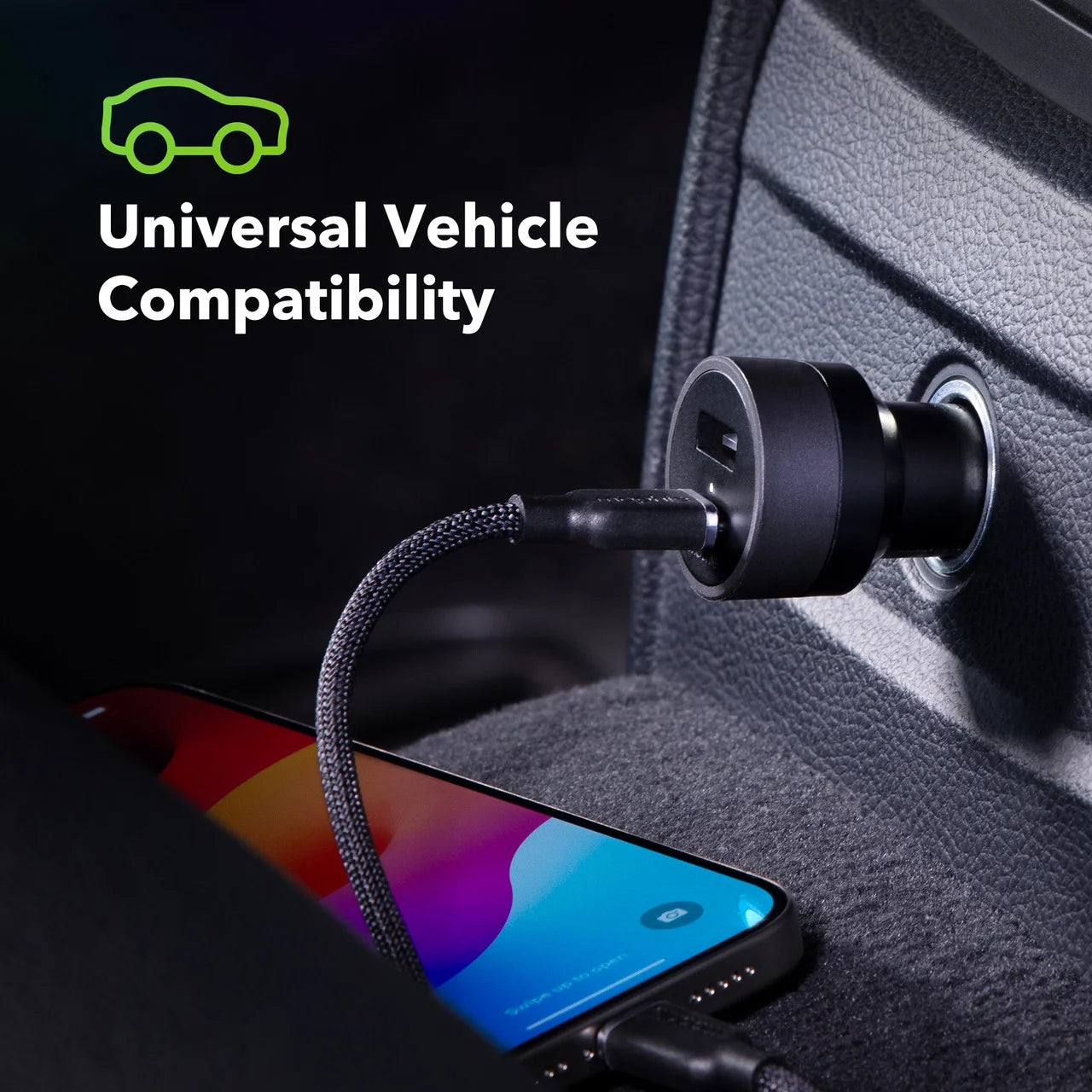 Mophie ACC Car Charger USB-C & USB-A 42W