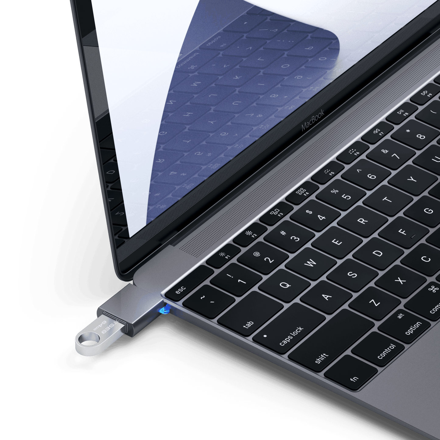 Satechi Adaptador de aluminio USB-C a USB-A 3.0