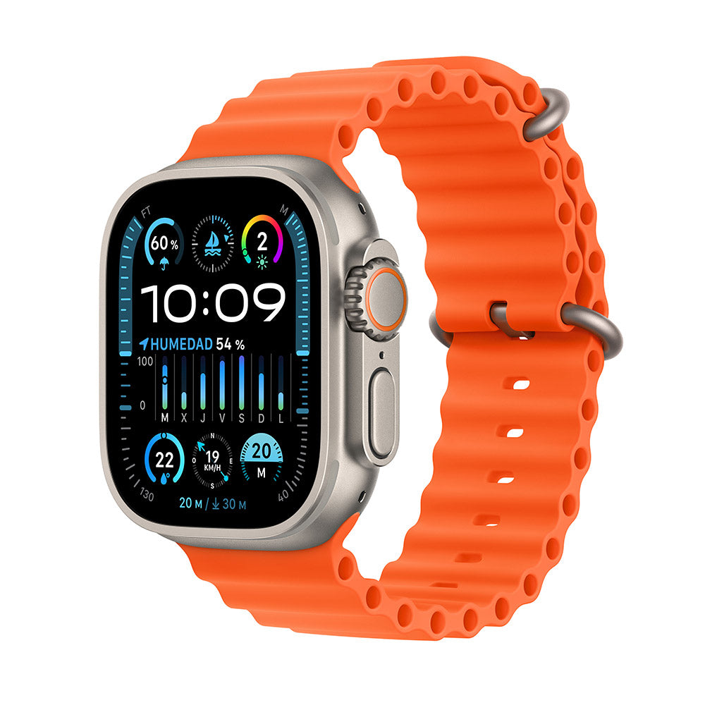 Apple Watch Ultra 2 GPS 49mm Titanium Orange Ocean Band