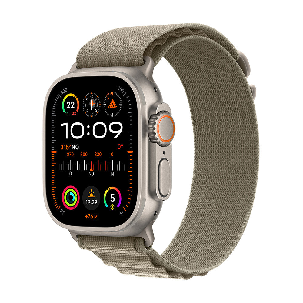 Apple Watch Ultra 2 GPS 49mm Titanium Olive Alpine Loop