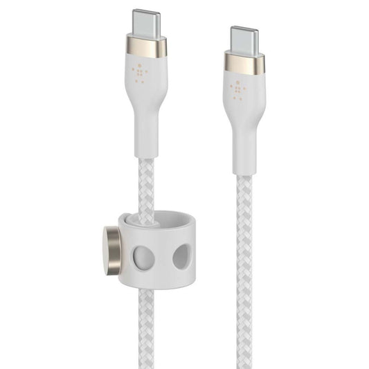 Belkin Cable Pro Flex USB-C a USB-C con correa 2M White