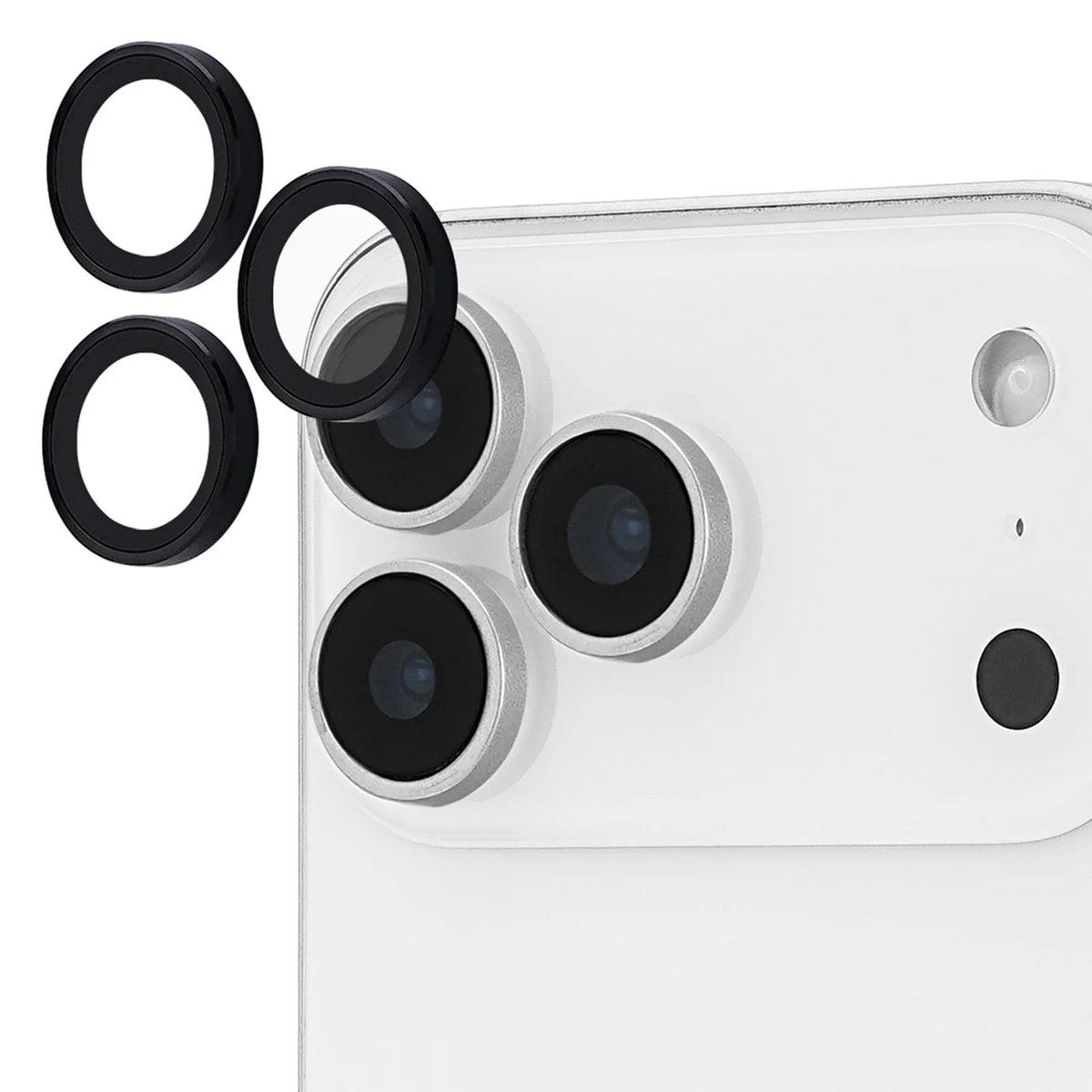 Case-Mate Aluminum Ring Lens Protector for 17 Pro/Pro Max - Black